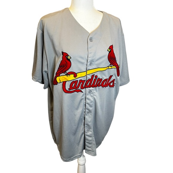Cardinals Other - St. Louis Cardinals Gray Stitched Jersey Size XL Country Bob’s‎ Stadium Giveaway